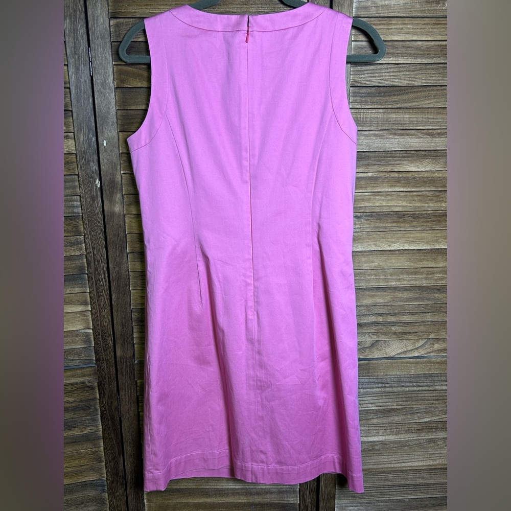 Brooks Brothers Brooks Brothers 346 Pink Sleeveless Sheath Dress Size 10P - Picture 3 of 4
